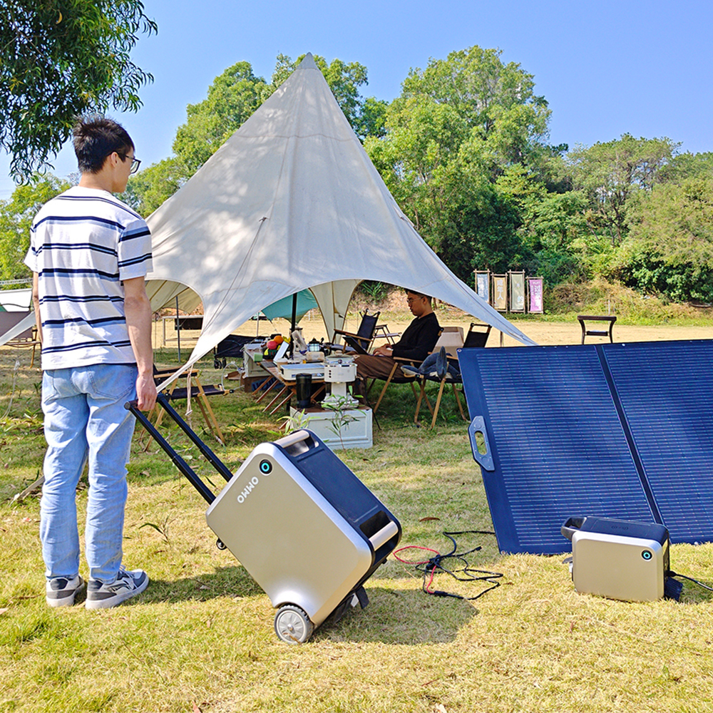 Product photo of Camping OMMO OM-2400 2400W portable power station Manufacturer by Dongguan OMMO Technology